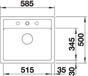 Кухонная мойка Blanco Legra 6 523337 Кофе — фото 5, Кухонные мойки