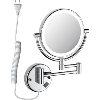 Косметическое зеркало Aquatek AQ4915CR с подсветкой Хром — фото 1, Косметические зеркала