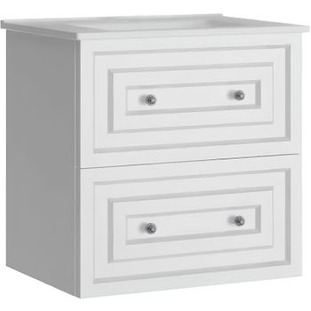 Тумба с раковиной Creavit Kayra 60 KY0060.42.MBY подвесная Белая — фото 1, Тумбы с раковиной