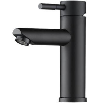 Смеситель для раковины Orange Steel M99-021b Черный матовый — фото 4, Смесители для раковины