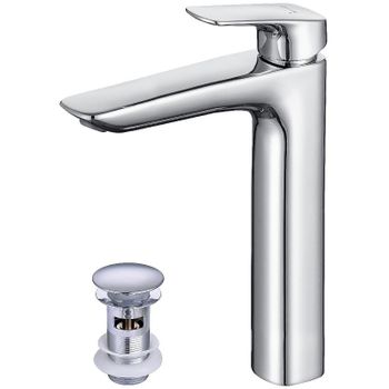 Смеситель для раковины Aquatek Вега AQ1005CR Хром — фото 1, Смесители для раковины