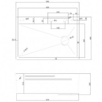 Кухонная мойка Abber Wasser Kreis 68 AF2194G Золото матовое — фото 5, Кухонные мойки