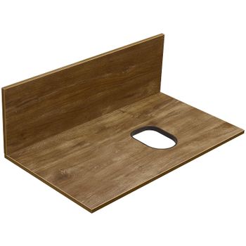 Столешница под раковину Aquaton Мишель 80 1A277003MIDR0 с панелью Дуб рустикальный — фото 1, Столешницы под раковину