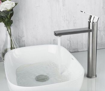 Смеситель для раковины Frap H805 F10805-2 Нержавеющая сталь — фото 3, Смесители для раковины