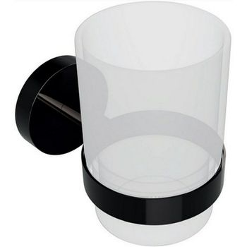 Стакан для зубных щеток Bemeta Hematit 159110012 Антрацит глянец — фото 1, Стаканы для зубных щеток