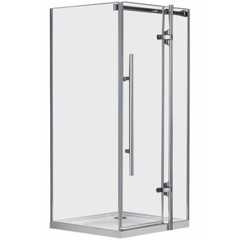 Душевой уголок Grossman GR-6090 190х90 профиль Хром стекло прозрачное — фото 1, Квадратные душевые уголки