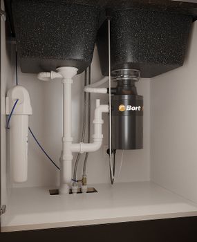 Кухонная мойка Domaci Бьелла DMC-15 DMC-15-308 Черная — фото 6, Кухонные мойки