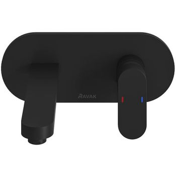 Смеситель для раковины Ravak Chrome CR 019.20BL X070430 Черный матовый — фото 2, Смесители для раковины