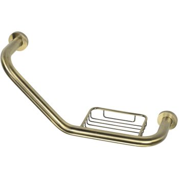 Поручень Veragio Gifortes VR.GFT-9025.BR с мыльницей Бронза — фото 1, Поручни для ванной