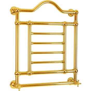 Водяной полотенцесушитель Migliore Edward 85x68 20316 Золото — фото 1, Водяные полотенцесушители