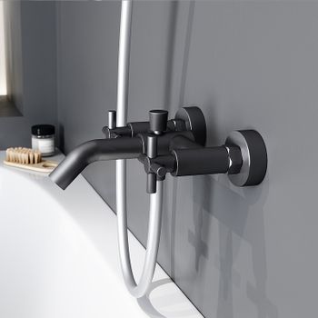 Смеситель для ванны Damixa RedBlu Neo Classic 271000000 Графит — фото 6, Смеситель для ванны