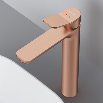 Смеситель для раковины AM.PM X-Joy F85A92044 Розовое золото — фото 3, Смесители для раковины