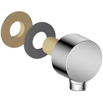 Шланговое подключение Aquatek AQ2454CR Хром — фото 1, Шланговые подключения