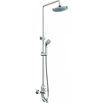 Душевая система Bravat Eco F6111147C-A-RUS Хром — фото 1, Душевые стойки