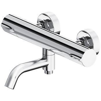 Смеситель для ванны Damixa Scandinavian Pure 363000000 с термостатом Хром — фото 1, Смеситель для ванны