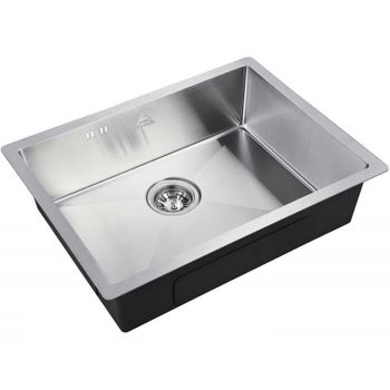 Кухонная мойка ZorG Steel Hammer 58 SH 5844 Нержавеющая сталь — фото 1, Кухонные мойки