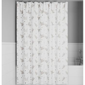 Штора для ванны Iddis Base 180х200 BP04P18i11 Белая — фото 1, Шторы для ванной