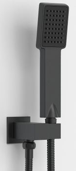 Душевая система Berges Ventas 3S Black 073006 Черная матовая — фото 3, Встраиваемые душевые комплекты