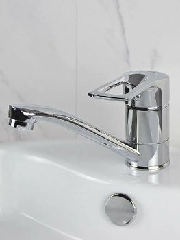 Смеситель для раковины Viko V-7411 Хром — фото 3, Смесители для раковины