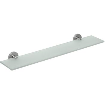 Стеклянная полка Bemeta Neo 104102045 Нержавеющая сталь — фото 1, Полки для ванной и душа