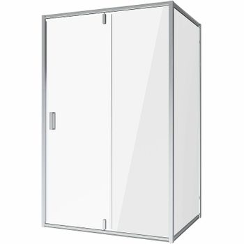 Душевой уголок Niagara Nova 110х80 NG-63-11A-A80 профиль Хром стекло прозрачное — фото 1, Прямоугольные душевые уголки