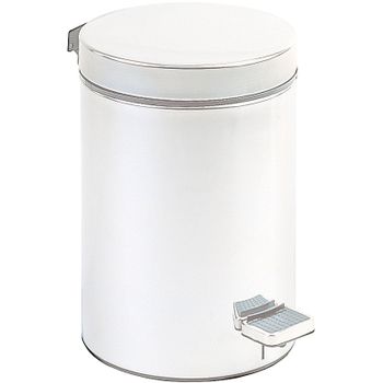 Ведро для мусора Nofer 09100.05.W Белое — фото 1, Мусорные ведра