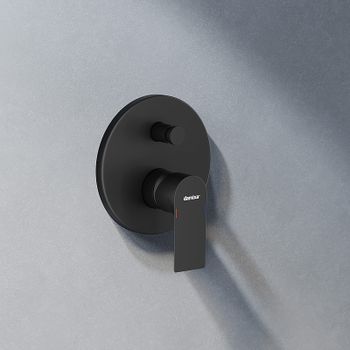 Душевая система Damixa Apollo 947520300 Черная матовая — фото 5, Встраиваемые душевые комплекты