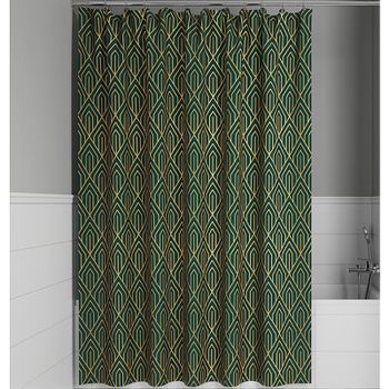 Штора для ванны Iddis Base 240х200 BG06P18i11 Зеленая — фото 1, Шторы для ванной