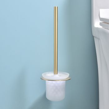 Ершик для унитаза Raglo R300.10.03 Золото матовое — фото 6, Ершики для унитаза