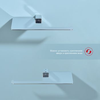 Держатель туалетной бумаги Raglo R301.03 с полкой Хром — фото 5, Держатели туалетной бумаги