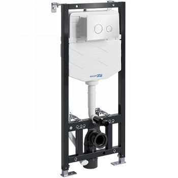 Инсталляция WasserKRAFT Aller 10TLT.010.ME.WH01 для унитаза с Белой клавишей смыва — фото 1, Инсталляции для унитазов