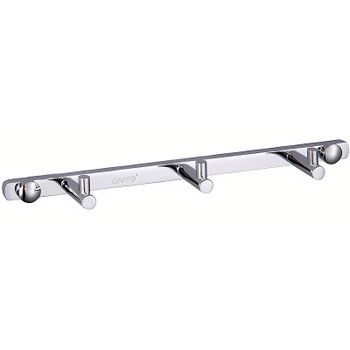 Вешалка для полотенец Gappo G202-3 Хром — фото 1, Крючки для полотенец