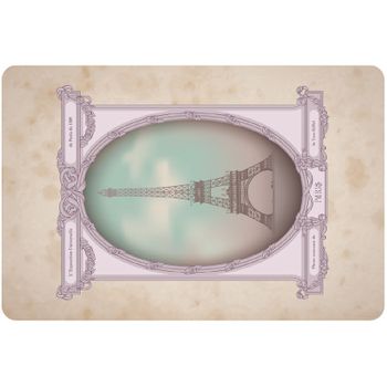 Коврик для ванной комнаты Veragio Carpet 60x40 VR.CPT-7160.19 с рисунком Paris — фото 1, Коврики для ванной комнаты