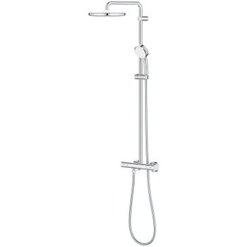 Душевая система Grohe Tempesta Cosmopolitan 26670000 с термостатом Хром — фото 1, Душевые стойки