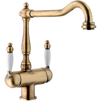Смеситель для кухни Webert Kitchen Byblos BY920802065 Бронза — фото 1, Смесители для кухни