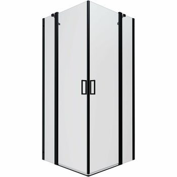 Душевой уголок Triton Тау-Блэк 90х90 Щ0000054036 профиль Черный стекло прозрачное — фото 10, Квадратные душевые уголки