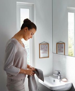 Смеситель для раковины Hansgrohe Novus 71020000 Хром — фото 5, Смесители для раковины