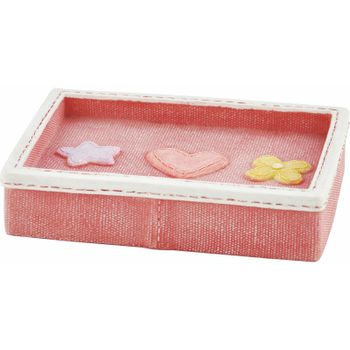 Мыльница WasserKRAFT Ammer K-6429 Розовая матовая — фото 1, Мыльницы