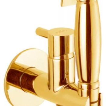 Гигиенический душ со смесителем Webert Elio EL870302010 Золото — фото 2, Гигиенические души