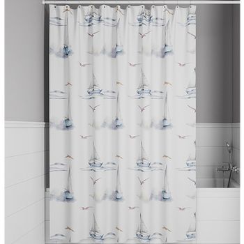 Штора для ванны Iddis Base 180х200 BO02P18i11 Белая — фото 1, Шторы для ванной