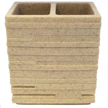 Стакан для зубных щеток Ridder Brick 22150211 Бежевый — фото 1, Стаканы для зубных щеток