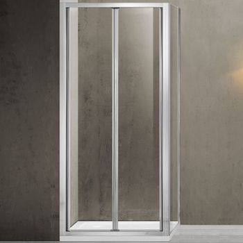 Душевой уголок Vincea Garda VSR-1G9090CL 90x90 профиль Хром стекло прозрачное — фото 1, Прямоугольные душевые уголки