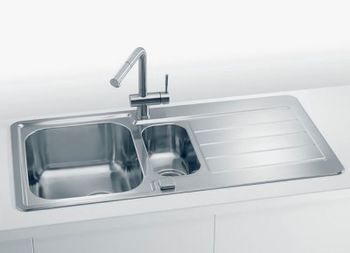 Кухонная мойка Alveus Line Maxim 10 SAT-90 980x500 1089610 Сатинированная сталь — фото 2, Кухонные мойки