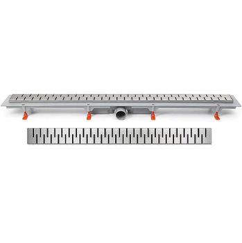 Душевой лоток Veconi Medium N 650 V650MN с решеткой Хром глянцевый — фото 1, Душевые лотки