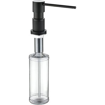 Дозатор для моющего средства Gappo G40 G402-1 Черный матовый — фото 1, Дозаторы для кухонных моек