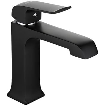 Смеситель для раковины Gappo G50 G1050 Черный матовый — фото 1, Смесители для раковины