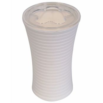 Стакан для зубных щеток Ridder Tower 22200201 Белый — фото 1, Стаканы для зубных щеток