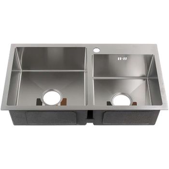 Кухонная мойка Fabia 78х43 78433 Сатин — фото 2, Кухонные мойки