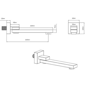 Душевая система Vincea VSFW-433T1GM с термостатом Вороненая сталь — фото 12, Встраиваемые душевые комплекты