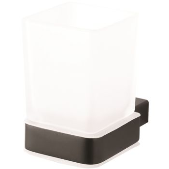 Стакан для зубных щеток Bemeta Nero 135011010 Черный матовый — фото 1, Стаканы для зубных щеток